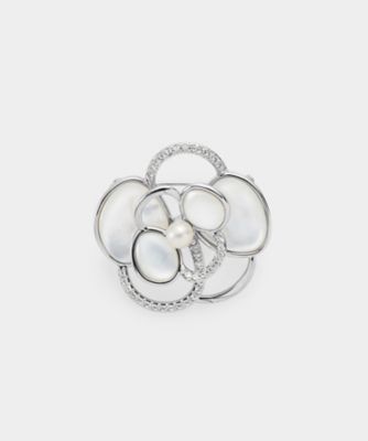 シェル カメリア ブローチ VBMV6137 PF | VENDOME BOUTIQUE