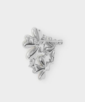 ヴァンドームブティック 花とクローバーのブローチ シロツメクサ パール 箱あり シェルクローバー ブローチ VBMV6231 MP | VENDOME BOUTIQUE