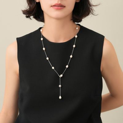 淡水パール　ステーションネックレス　ＶＢＰＮ４５３１６５ＰＦ