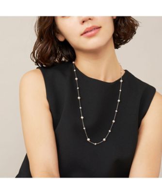 淡水パール ステーションネックレス VBPN601870PF