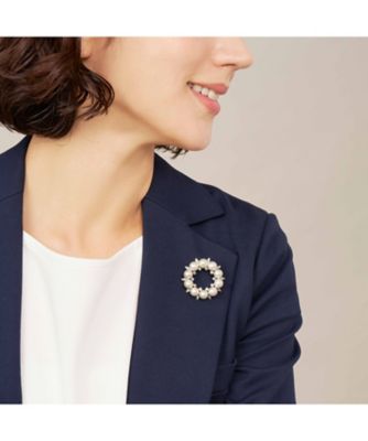 貝パール（人工真珠） ブローチ VBPV6017 UW | VENDOME