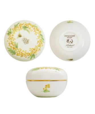 ミモザ ロケットネックレス・ノリタケ ボンボニエールセット