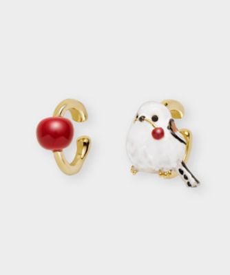 ＜VENDOME BOUTIQUE (Women)＞フェイラーコラボレーション　イヤーカフ・ハンカチセット　ＶＢＲＥ６１３４Ｈ　ＤＷ