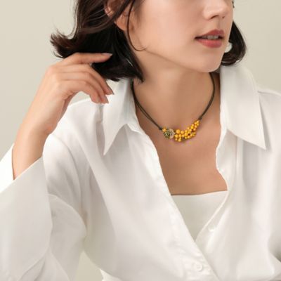 【美品】【数量限定品】ヴァンドーム青山　ネックレス　ミモザ VBRP302660DM ミモザ ロケットネックレス｜ネックレス｜ヴァン