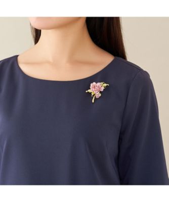 はる超美品☆  大振りアメジスト付ブローチ　♯158 WEB限定 アメシスト バラブローチ VBRV0314 AM | VENDOME