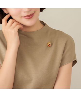 琥珀 ハリネズミ ブローチ VBRV5502 AV | VENDOME BOUTIQUE