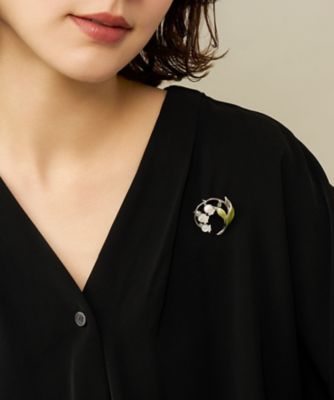 白蝶貝 すずらん ブローチ VBRV6139 MP | VENDOME BOUTIQUE