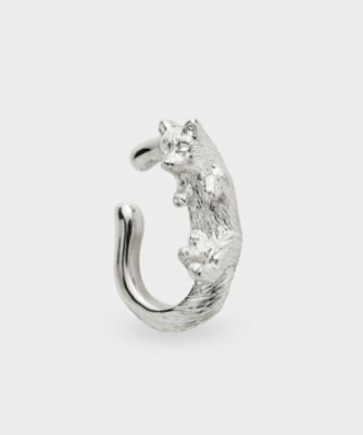 ＜VENDOME BOUTIQUE (Women)＞旭山動物園応援企画　キタキツネ　イヤーカフ　※シングル　ＶＤＳＥ５５０１Ｈ　　ＳＩ