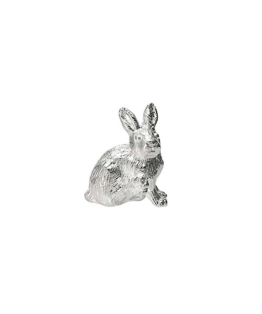 ＜三越伊勢丹/公式＞ エゾユキウサギ ブローチ 旭山動物園応援商品 ブローチ・バッジ画像
