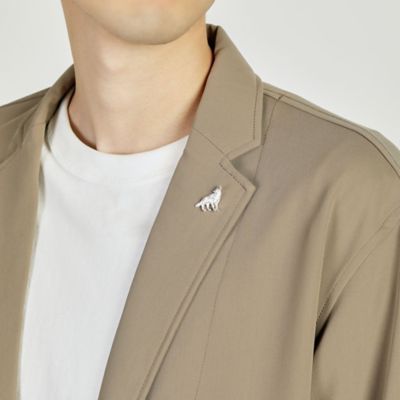 旭山動物園応援企画 シンリンオオカミ ブローチ