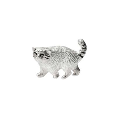 ＜VENDOME BOUTIQUE (Women)＞旭山動物園応援企画　マヌルネコ　ブローチ　ＶＤＳＶ２５０６　　ＳＩ