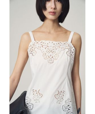 【新品未使用】venica Cutwork embroidery dress Cutwork embroidery dress VEー26S10