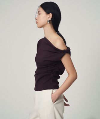 Twist drape tops VEー26S28 | Venica (Women