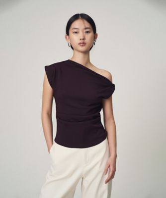 Twist drape tops VEー26S28 | Venica (Women