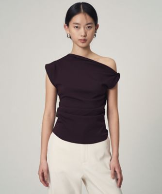Twist drape tops VEー26S28 | Venica (Women