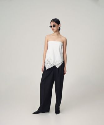 Double tuck cocoon pants VEー26S38