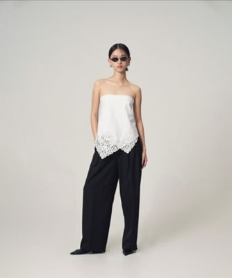 Double tuck cocoon pants VEー26S38