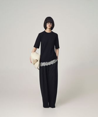 Double tuck cocoon pants VEー26S38