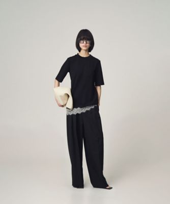 Double tuck cocoon pants VEー26S38