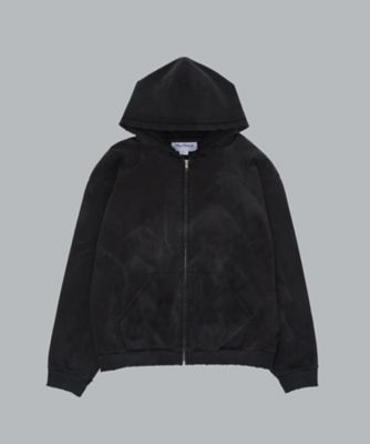フーディー VINTAGE WASHED ZIP HOODIE