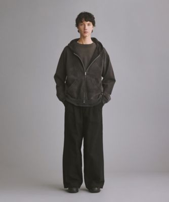 フーディー VINTAGE WASHED ZIP HOODIE