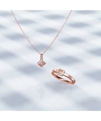 K10PG ブラウンダイヤモンド ネックレス