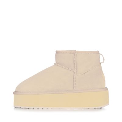 EMU Australia/エミュ オーストラリア ムートンブーツ Stinger Micro Flatform W13082 ベージュ 靴【三越伊勢丹/公式】