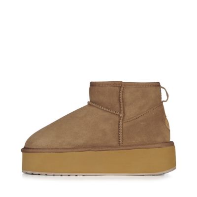 EMU Australia/エミュ オーストラリア ムートンブーツ Stinger Micro Flatform W13082 ライトブラウン 靴【三越伊勢丹/公式】