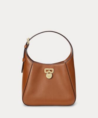 ＜LAUREN RALPH LAUREN (Women)＞レザー　スモール　Ｔａｎｎｅｒ　ショルダー　バッグ　ＷＡＬＲＢＡＧ０２Ｖ２０２１１