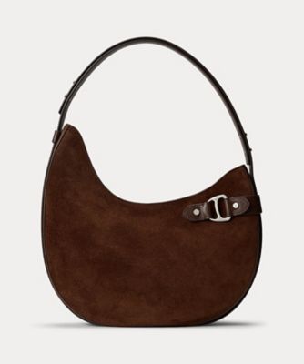 ＜LAUREN RALPH LAUREN (Women)＞スエード　ラージ　Ｔａｓｈａ　ショルダー　バッグ　ＷＡＬＲＢＡＧ０２Ｖ２０２２９