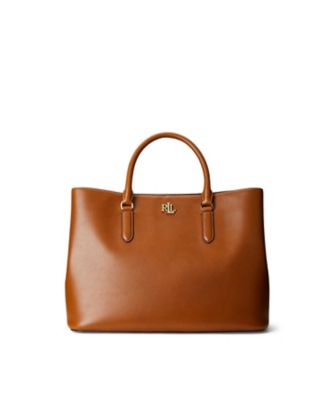 ＜LAUREN RALPH LAUREN (Women)＞スムーズ　レザー　ラージ　Ｍａｒｃｙ　サッチェル　ＷＡＬＲＢＡＧ０８９２０１０１
