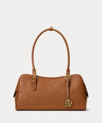 ＜LAUREN RALPH LAUREN (Women)＞レザー　ラージ　Ｍａｒｃｙ　ジップ　サッチェル　ＷＡＬＲＢＡＧ０８９２０１７５