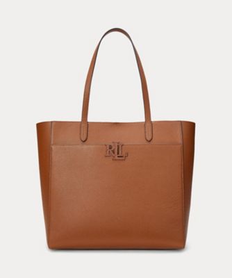 ＜LAUREN RALPH LAUREN (Women)＞ペブルド　レザー　ラージ　Ｃａｍｅｒｙｎ　トート　バッグ　ＷＡＬＲＢＡＧ０Ｇ６２０３３８