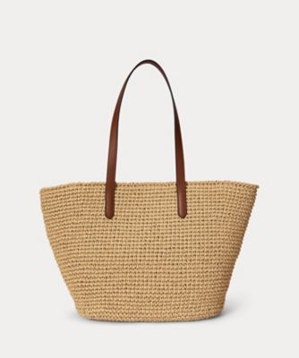 クロシェイド ストロー ラージ Lainey トート バッグ