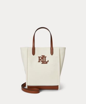 ＜LAUREN RALPH LAUREN (Women)＞キャンバス　スモール　Ｃａｍｅｒｙｎ　トート　バッグ　ＷＡＬＲＢＡＧ０Ｇ６２０３８０