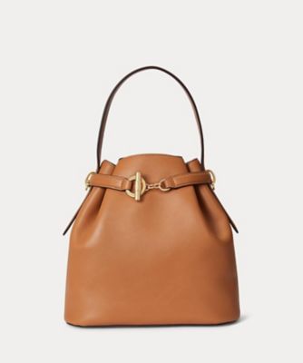 ＜LAUREN RALPH LAUREN (Women)＞レザー　ミディアム　Ｂｌａｉｋｅ　バケット　バッグ　ＷＡＬＲＢＡＧＣＥＱ２００２２