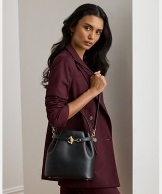 レザー ミディアム Blaike バケット バッグ