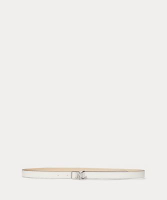 LAUREN RALPH LAUREN (Women)/ローレン ラルフ ローレン ロゴ　リバーシブル　レザー　スキニー　ベルト　ＷＡＬＲＢＬＴ０Ｆ３２０２５６