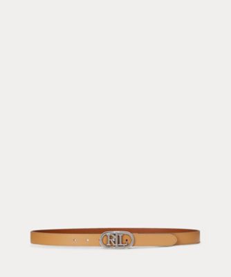 ＜LAUREN RALPH LAUREN (Women)＞ロゴ　リバーシブル　レザー　ベルト　ＷＡＬＲＢＬＴ０Ｆ３２０２５７