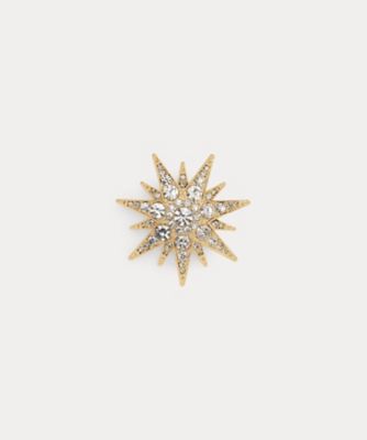 ＜LAUREN RALPH LAUREN (Women)＞ゴールドプレーテッド　クリスタル　スターバースト　ピン　ＷＡＬＲＦＳＪＣ８６２０００９