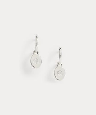 シルバープレーテッド　ロゴ　ドロップ　ハギー　ピアス　ＷＡＬＲＦＳＪＣＫ１２０１２０