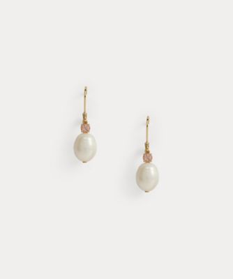 ＜LAUREN RALPH LAUREN (Women)＞ゴールドプレーテッド　パール　＆　ストーン　ドロップ　ピアス　ＷＡＬＲＦＳＪＣＫ１２０１２３