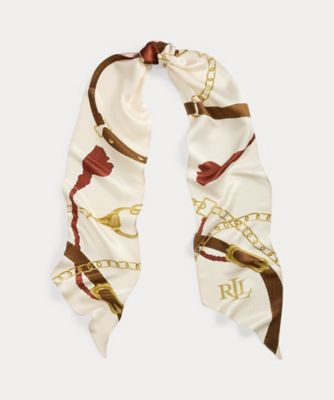 LAUREN RALPH LAUREN (Women)/ローレン ラルフ ローレン ベルティングプリント　シルク　スカーフ　ＷＡＬＲＨＧＳ０Ｊ３２０３８９