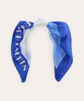 LAUREN RALPH LAUREN (Women)/ローレン ラルフ ローレン ランドスケーププリント シルク スクエア スカーフ WALRHGS0J320400