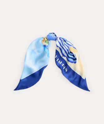 MADE IN ITALIE製 【Ralph Lauren 】シルクスカーフ MADE IN ITALIE製 【Ralph Lauren 】シルクスカーフ MADE IN ITALIE製