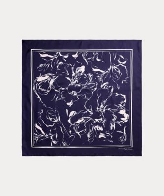 フローラル シルク スクエア スカーフ WALRHGS0J320445