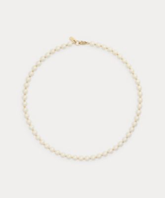 ＜LAUREN RALPH LAUREN (Women)＞ゴールドプレーテッド　フェイクパール　ネックレス　ＷＡＬＲＪＷＬ０Ｋ４２０１０１