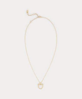 ＜LAUREN RALPH LAUREN (Women)＞ゴールドプレーテッド　ホースビット　ペンダント　ネックレス　ＷＡＬＲＪＷＬ０Ｋ４２０１０５