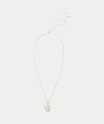 ＜LAUREN RALPH LAUREN (Women)＞シルバープレーテッド　スティラップ　ペンダント　ネックレス　ＷＡＬＲＪＷＬ０Ｋ４２０１０９