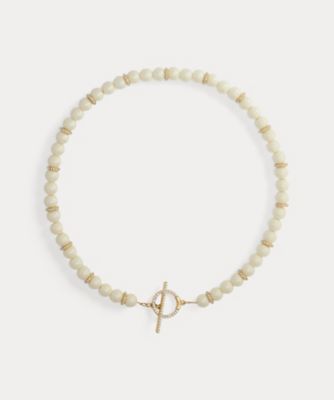 ＜LAUREN RALPH LAUREN (Women)＞パヴェ　フェイクパール　カラー　ネックレス　ＷＡＬＲＪＷＬ０Ｋ４２０１１４